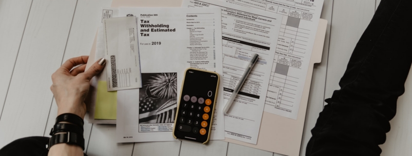 Healthcare finance professional reviewing insurance appeals documentation